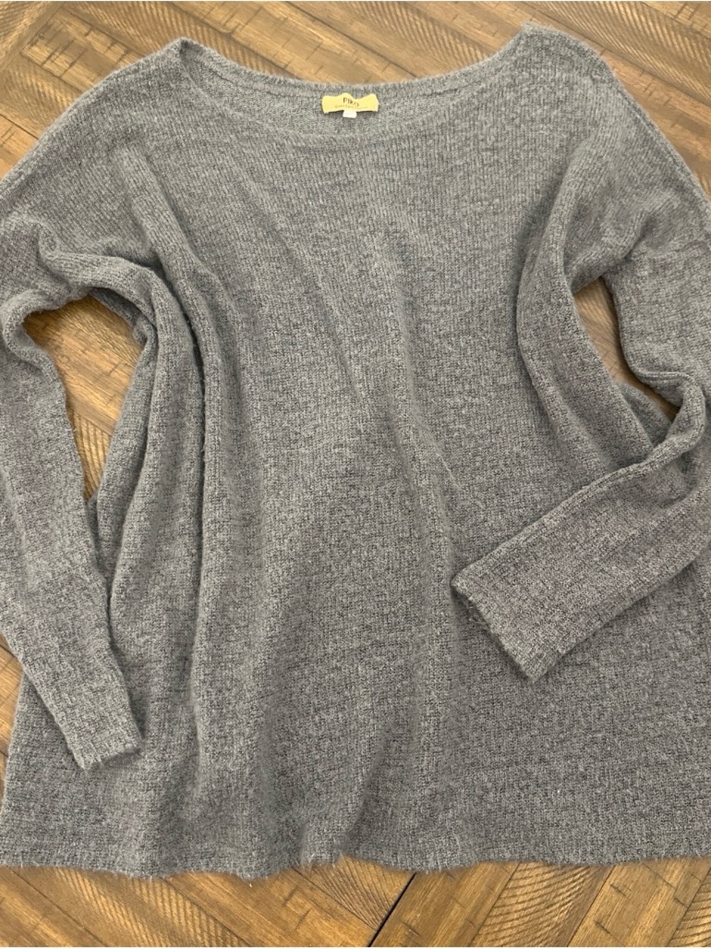 Piko 1988 Lightweight Scoop Neck Sweater - Gray
